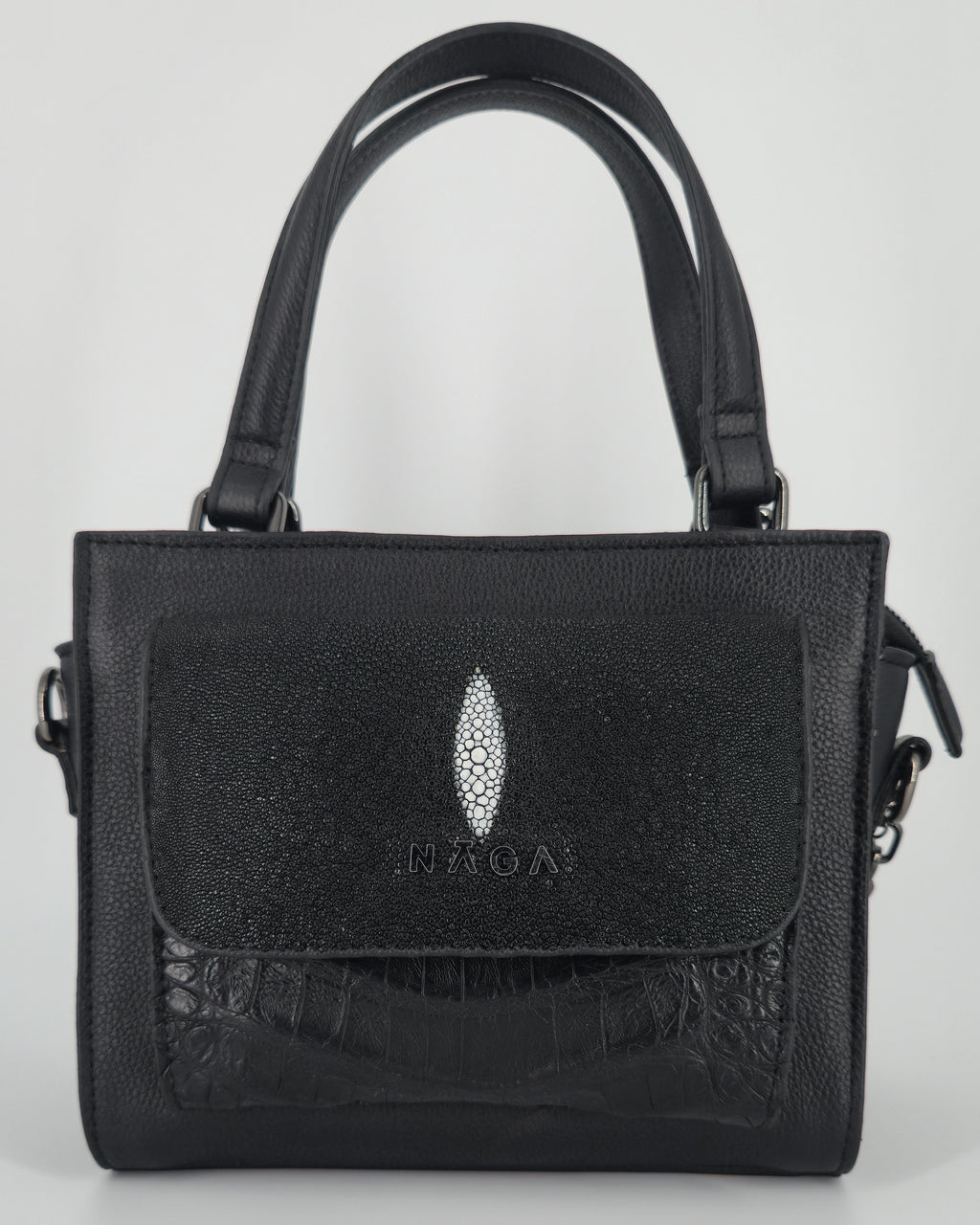 Bolso Bashe Mantarraya macho/Caiman