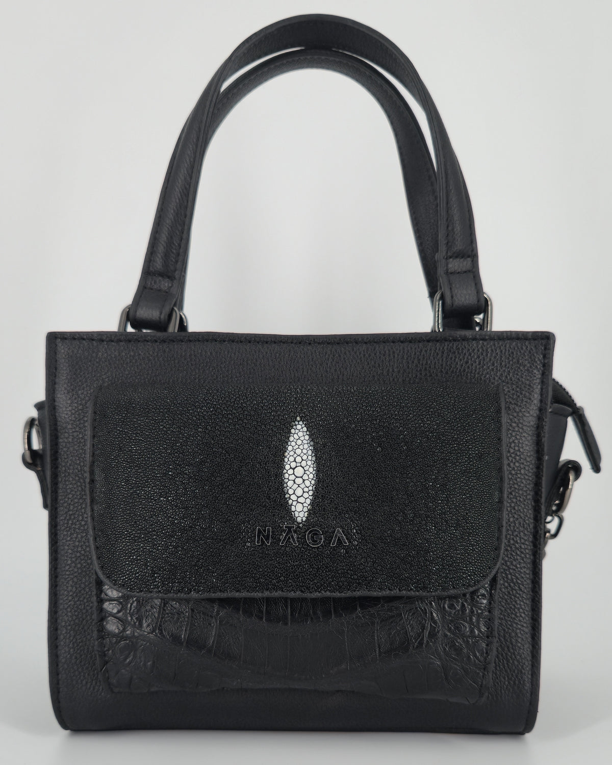 Bolso Bashe Mantarraya macho/Caiman