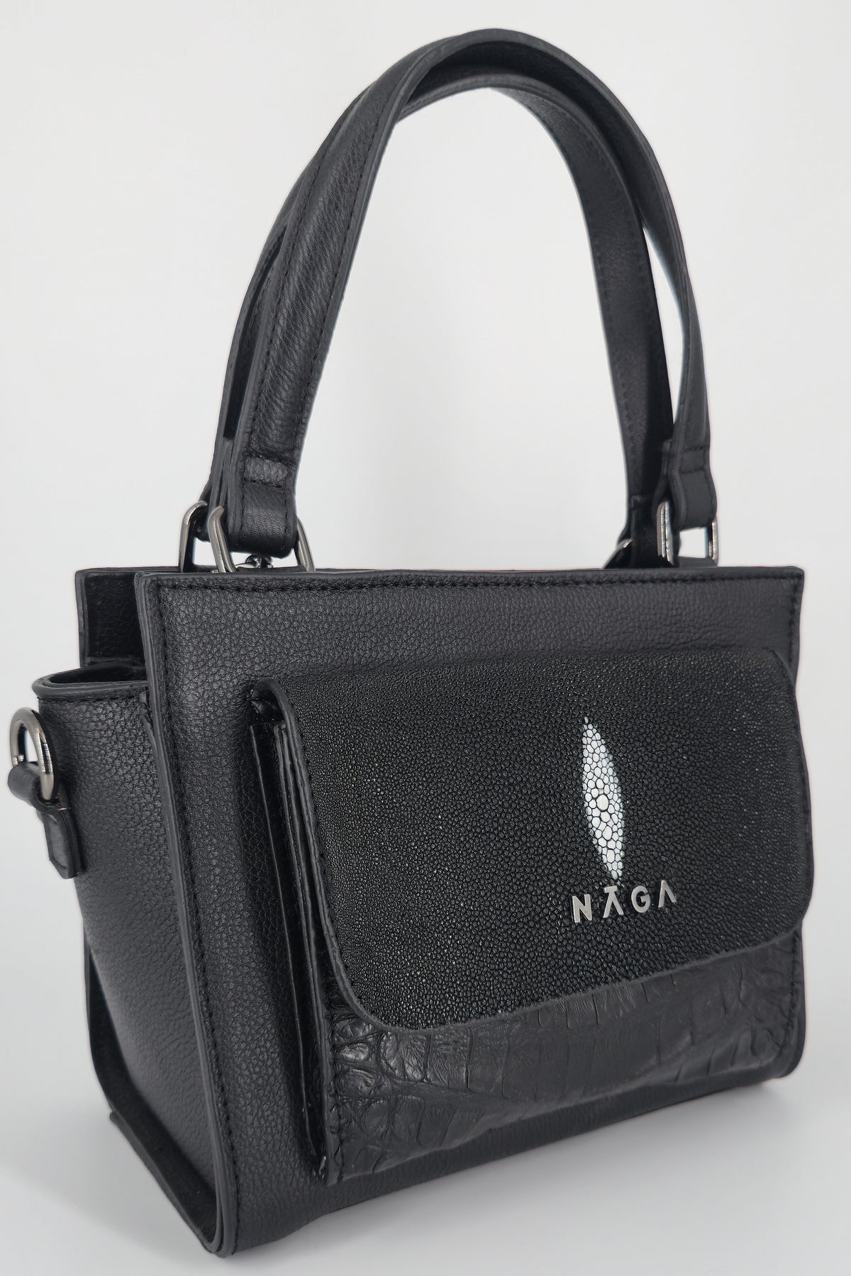 Bolso Bashe Mantarraya macho/Caiman