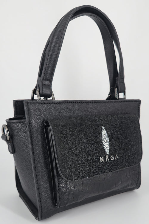 Bolso Bashe Mantarraya macho/Caiman