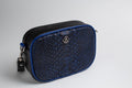 Bolso Python Negro/Azul