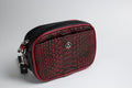 Bolso Python Negro/Rojo