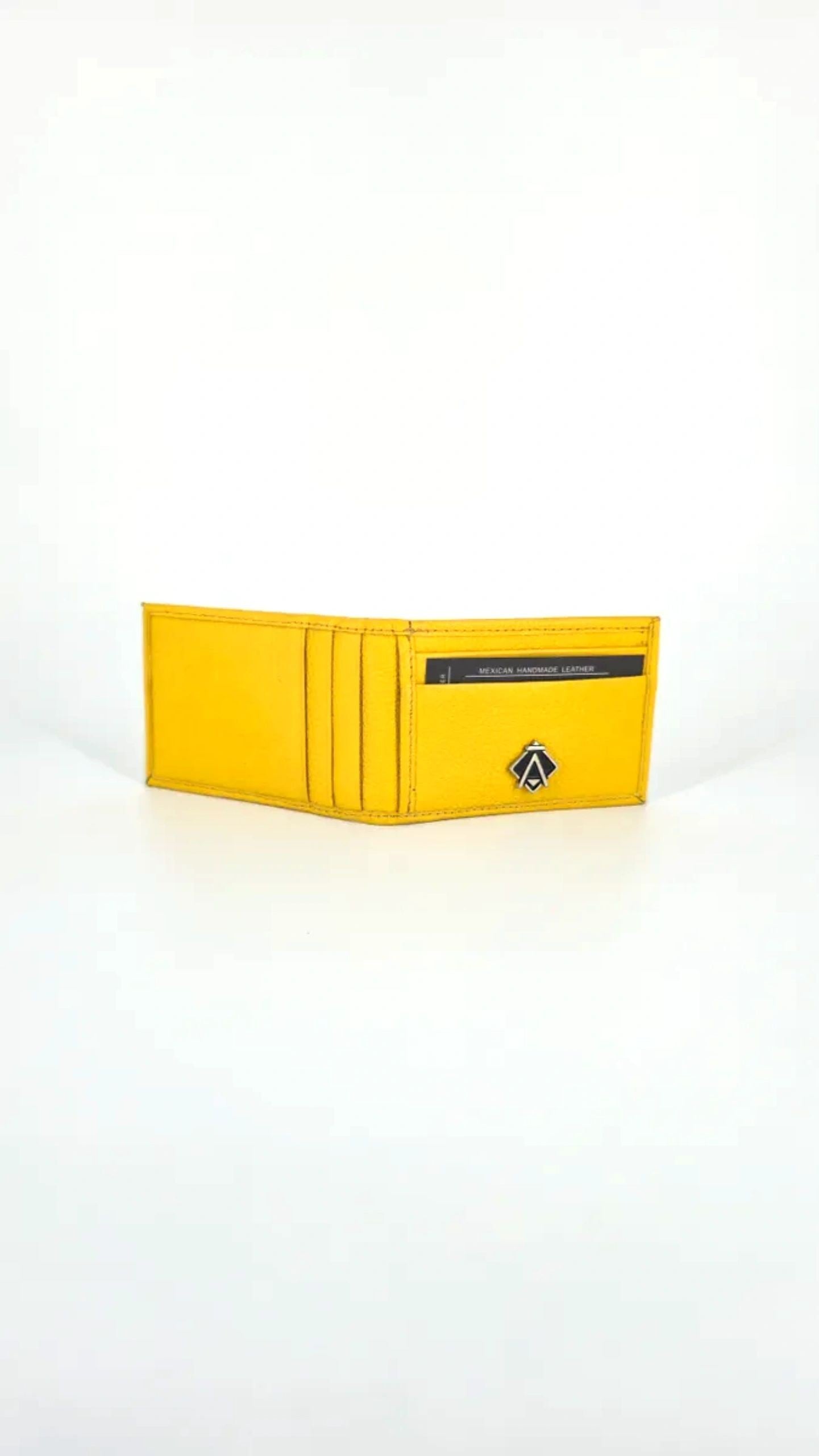 Tarjetero de iman AMARILLO